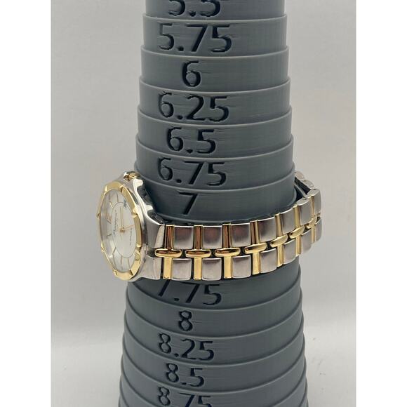 Gruen Precision Unisex Watch 35mm Gold and Silver Tones - New Battery - GP5010 - Picture 8 of 8